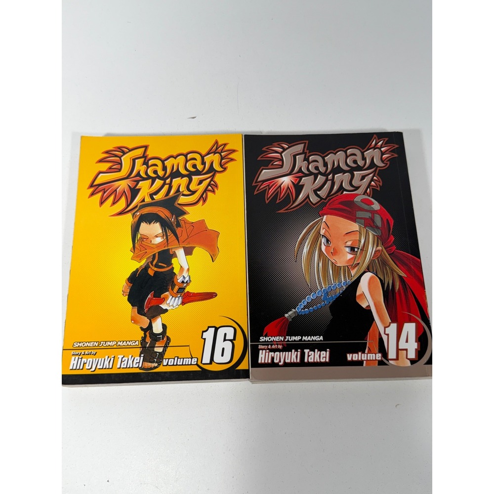 Shaman‎ King Manga Volumes 14 16 Hiroyuki Takei Viz Media Shonen Jump English